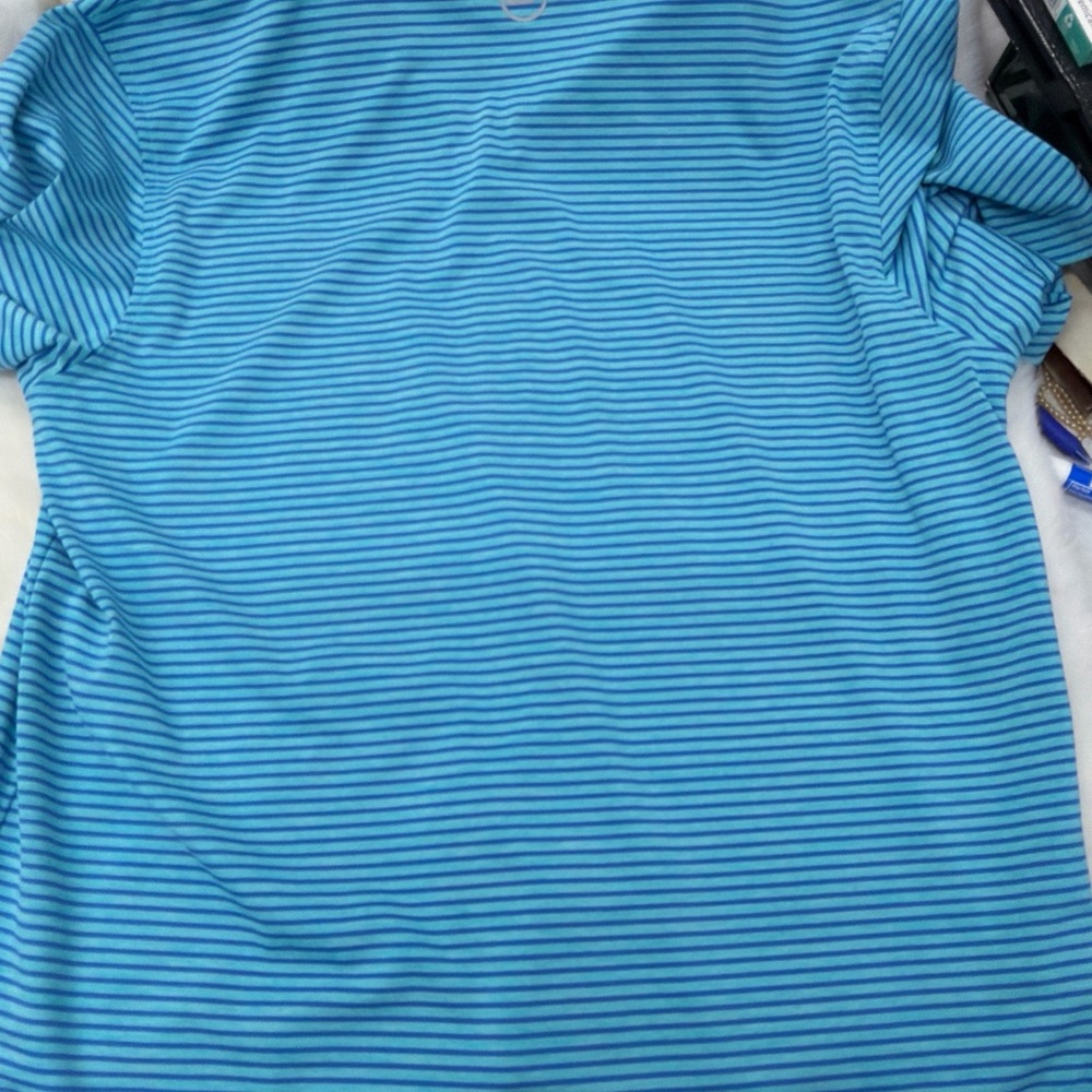 Vineyard Vines Aqua Striped Polo Shirt - Picture 12 of 14